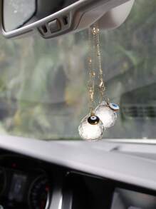 2pcs Evil Eye & Water-drop Design Wall Hanging - Multicolor - View 3