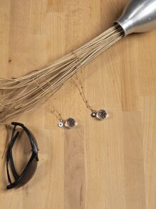 2pcs Evil Eye & Water-drop Design Wall Hanging - Multicolor - View 7