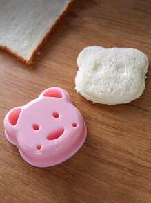 1入組熊形狀三明治機 - 粉色 - 查看 4