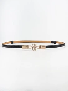 Đai trang trí khóa hình học - màu đen - Xem 1