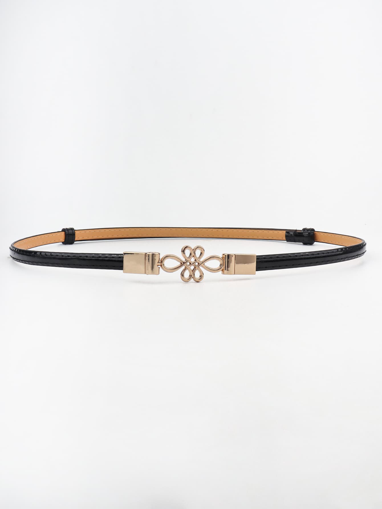 Đai trang trí khóa hình học - màu đen - Xem 1