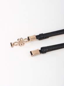 Đai trang trí khóa hình học - màu đen - Xem 7