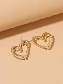 Rhinestone Heart Stud Earrings Valentines,Mom,Mother,Mother's Day,Gift
