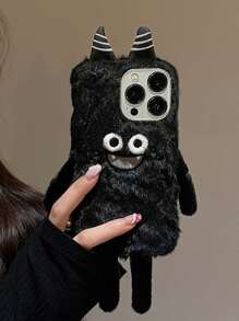 Funda para móvil felpa con estampado de dibujos animados - Multicolor - Ver 2