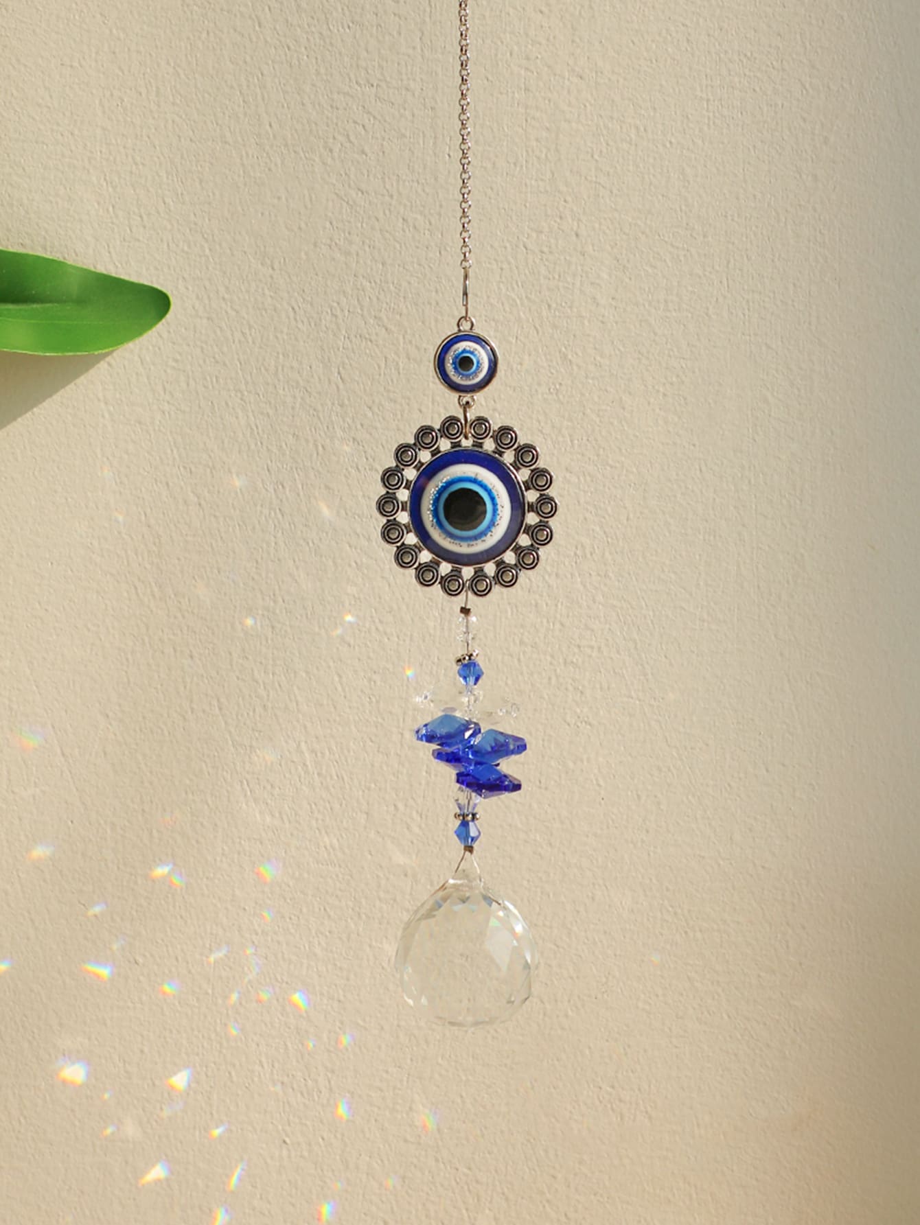 Evil Eye Decor Wall Hanging - Multicolor - View 1