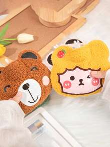 1 pieza Bolsa de agua caliente con diseño de dibujos animados al azar - Multicolor - Ver 6