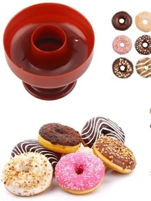 1 pieza Molde liso dónut - Burdeos - Ver 4