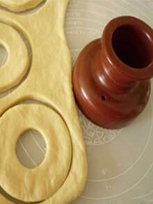 1 pieza Molde liso dónut - Burdeos - Ver 5