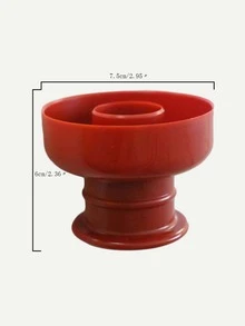 1 pieza Molde liso dónut - Burdeos - Ver 8