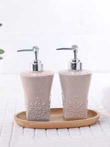 1入組400毫升乳液分配器 - 粉色 - 查看 2