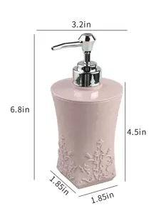 1入組400毫升乳液分配器 - 粉色 - 查看 3