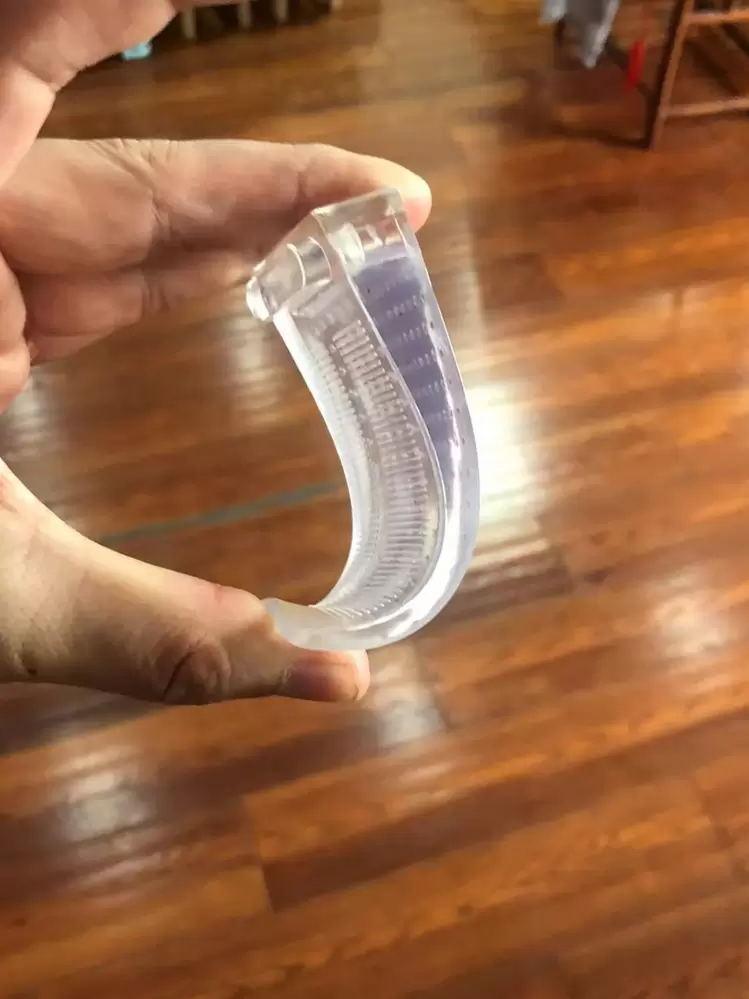 1pc Clear Door Stop - Clear - View 1