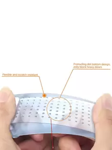 1 pieza Tope de puerta transparente - transparente - Ver 5