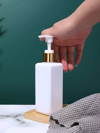 1 件 200 毫升乳液分配器，白色洗发凝胶瓶，适用于浴室家居浴室装饰秋季装饰返校