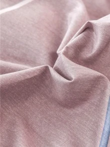 Geometric Pattern Ruffle Trim Bed Skirt