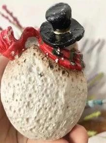 1pc Thủ công trang trí hình người tuyết - Nhiều màu - Xem 2