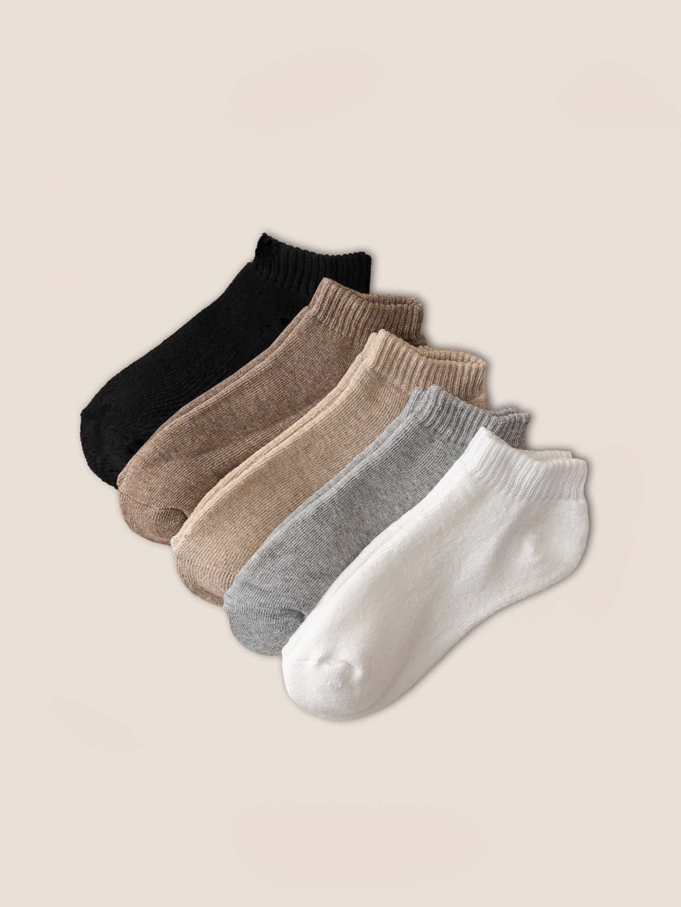 Vớ mắt cá chân rắn 5 cặp - Nhiều màu - Xem 1