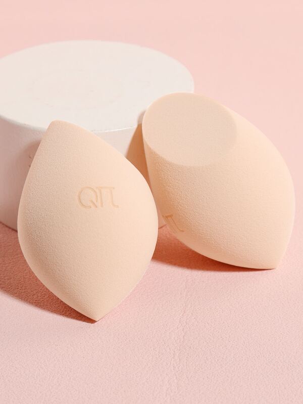 Q 2pcs Solid Makeup Sponge Set