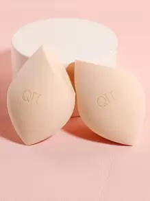 2pcs Dry & Wet Use Makeup Sponges Makeup Sponge, Multicolor Latex-Free Reusable Washable Soft Flawless Makeup Applicators For Powder, Liquid, Makeup Design, Travel Essential - Apricot - View 9
