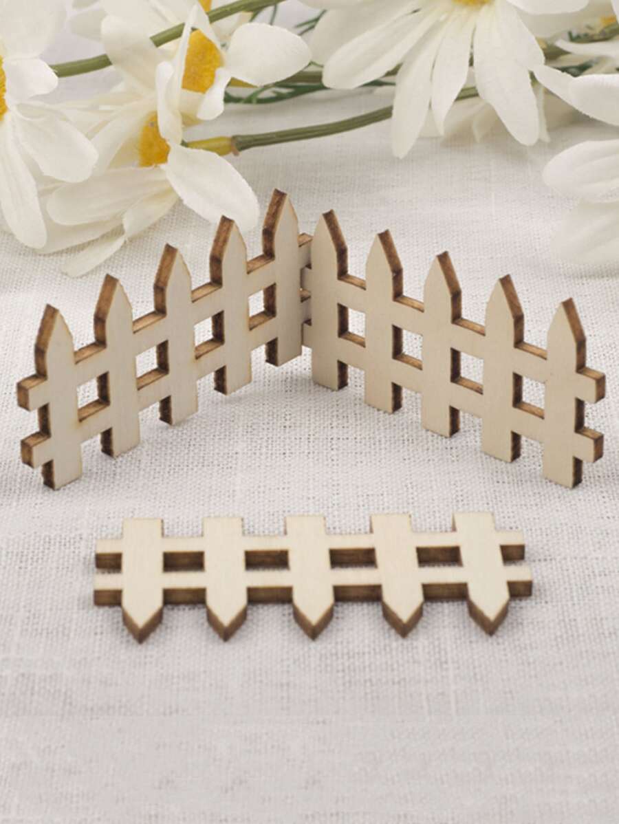 10 cái hàng rào trang trí vườn hình - Màu be - Xem 1