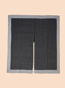 1 chiếc khăn choàng Poncho phối màu, thích hợp mặc hàng ngày - Nhiều màu - Xem 2