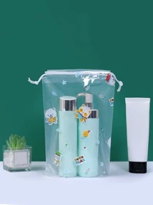 3pcs Cartoon Graphic Travel Storage Bag - Multicolor - View 2