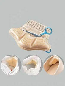 1pair Minimalist Heel Cushion Pads - Apricot - View 3