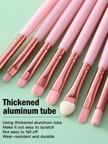 Bộ cọ trang điểm 24 món dành cho phụ nữ, Bộ cọ, Bộ cọ trang điểm, Bộ cọ trang điểm, Bộ trang điểm hoàn chỉnh, Bộ cọ trang điểm, Bộ trang điểm hoàn chỉnh, Bộ cọ, Bộ cọ trang điểm, Bộ quà tặng trang điểm, Bộ - Hồng - Xem 5