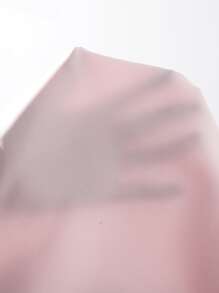 SHEIN LUNE Blusa en contraste de lunares - Rosa vieja - Ver 8