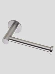 1 cái thanh treo khăn không có lỗ bấm - Bạc - Xem 5