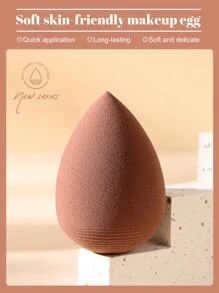1个化妆海绵，价格实惠，适合作为圣诞礼物、化妆品、化妆工具、便宜货、礼品、女士礼品、圣诞礼物、赠品、旅行用品、旅行必备品 - 棕色 - 查看 5