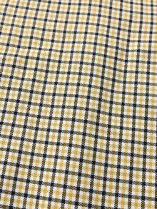 小女童格紋印花腰帶襯衫洋裝