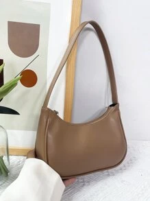 Túi vai màu trơn Thanh lịch - Lạc đà - Xem 3