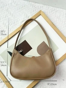 Túi vai màu trơn Thanh lịch - Lạc đà - Xem 6