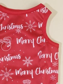 Petsin Christmas Snowman Bell Vest For Pets, 1pc - Red and White - View 4