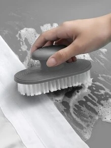 1pc Multifunction Cleaning Brush - Grey - View 1