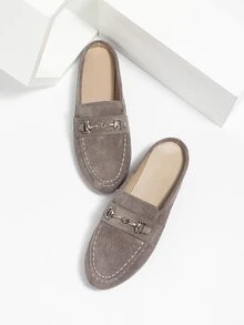 Women 2024 Fashion Slip-On Mule Slippers, Comfortable & Durable - Brown - View 2