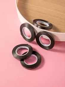 5 件随机 10 米线圈气球配件装饰丝带线圈，圣诞节 - 黑色 - 查看 4