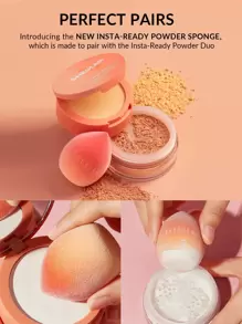 SHEGLAM Insta-Ready 臉部和眼部定妝粉雙效順滑沙色 2 合 1 亮白散粉啞光無孔防水粉餅面部彩妝粉餅 品牌 美容 化妝 化妝品 適合女性與女孩 完美搭配夏季春季 Y2K 時尚 流行 生日 母親節禮物 假期 派對準備就緒 最佳顏色 - Smooth Sand - 查看 11