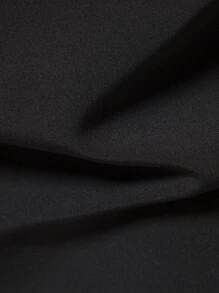 Manfinity Mode Áo sơ mi Nam Nút phía trước màu trơn Công việc - màu đen - Xem 8