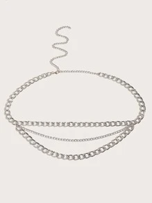 105cm Minimalist Chain Belt Punk Elegant Dress Belt-Perfect For Parties, Costumes Street Halloween