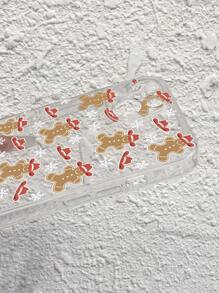 Hộp đựng điện thoại trong suốt mô hình hoạt hình giáng sinh - Nhiều màu - Xem 4