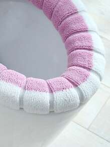 1入組雙色馬桶座套