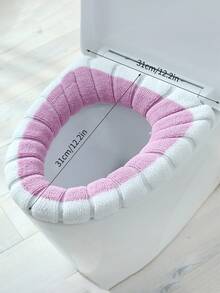 1入組雙色馬桶座套