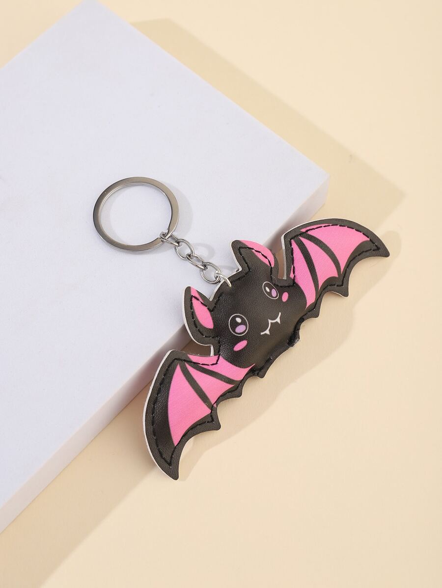 蝙蝠吊墜鑰匙圈 - 彩色 - 查看 1
