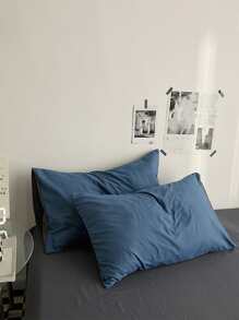 Plain Duvet Cover Set Without Filler - Multicolor - View 3