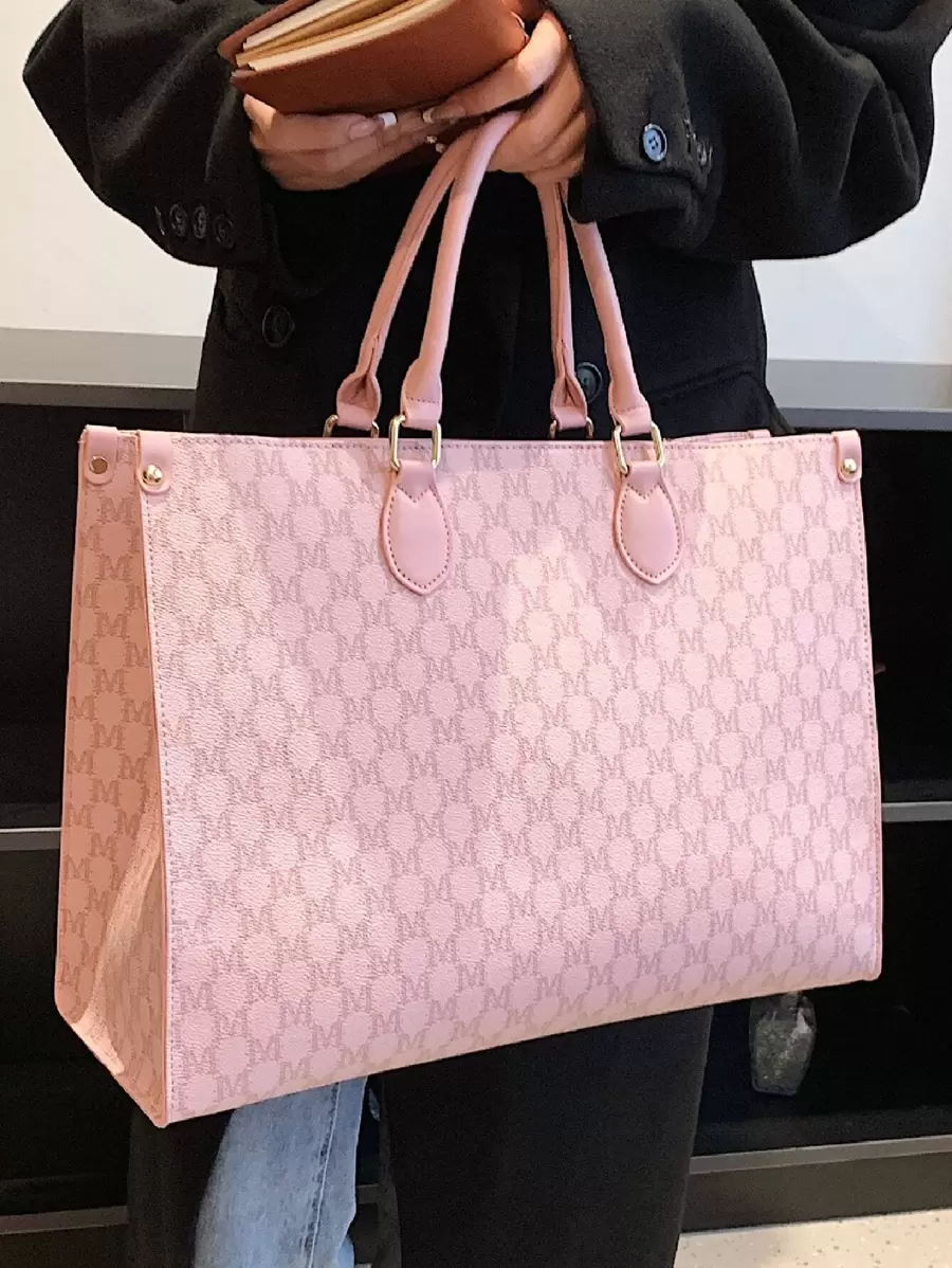 In xu hướng thời trang Thu Đông, Túi mua sắm du lịch đa năng bốn mùa, túi tote cỡ lớn - Nhiều màu - Xem 1