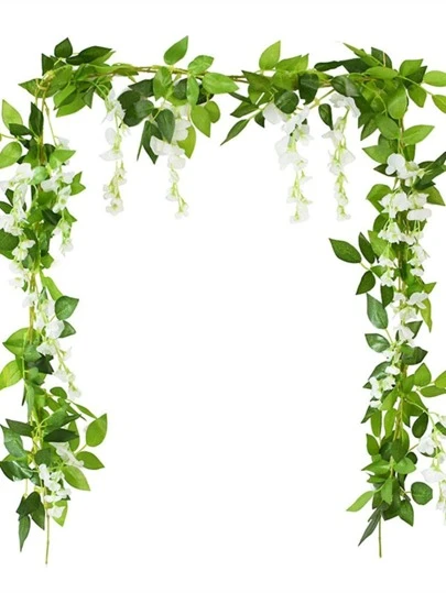 1 件 6 枝凤凰木豆花藤婚礼派对装饰、情人节、礼物