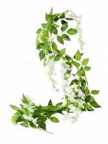 1pc 6-Branches Delonix Regia Bean Flower Vine Wedding Party Decoration, Valentine Day, Gift Gifts Birthday Graduation