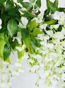 1pc 6-Branches Delonix Regia Bean Flower Vine Wedding Party Decoration, Valentine Day, Gift Gifts Birthday Graduation